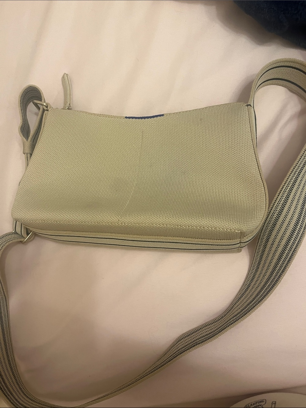 Rothy Crossbody Bag - tan cream